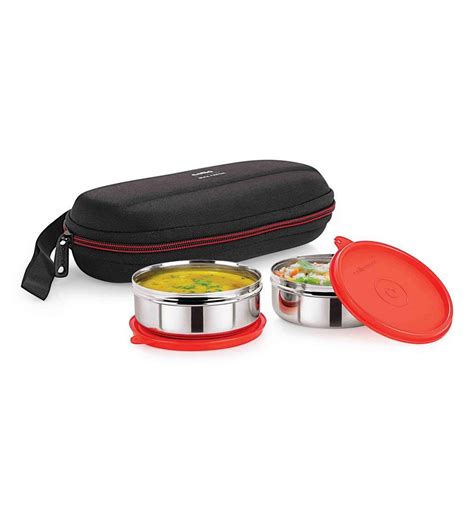 cello max fresh super steel lunch box set|Cello Max Fresh Click Steel Lunch Box Set, 300ml, .